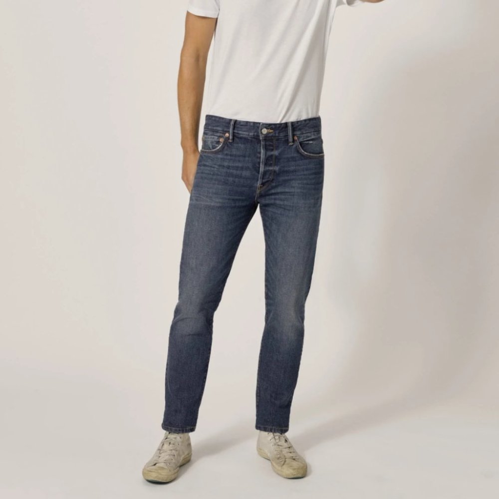 Buck Mason Men's Maverick jean medium wash, like new, 38 x 34